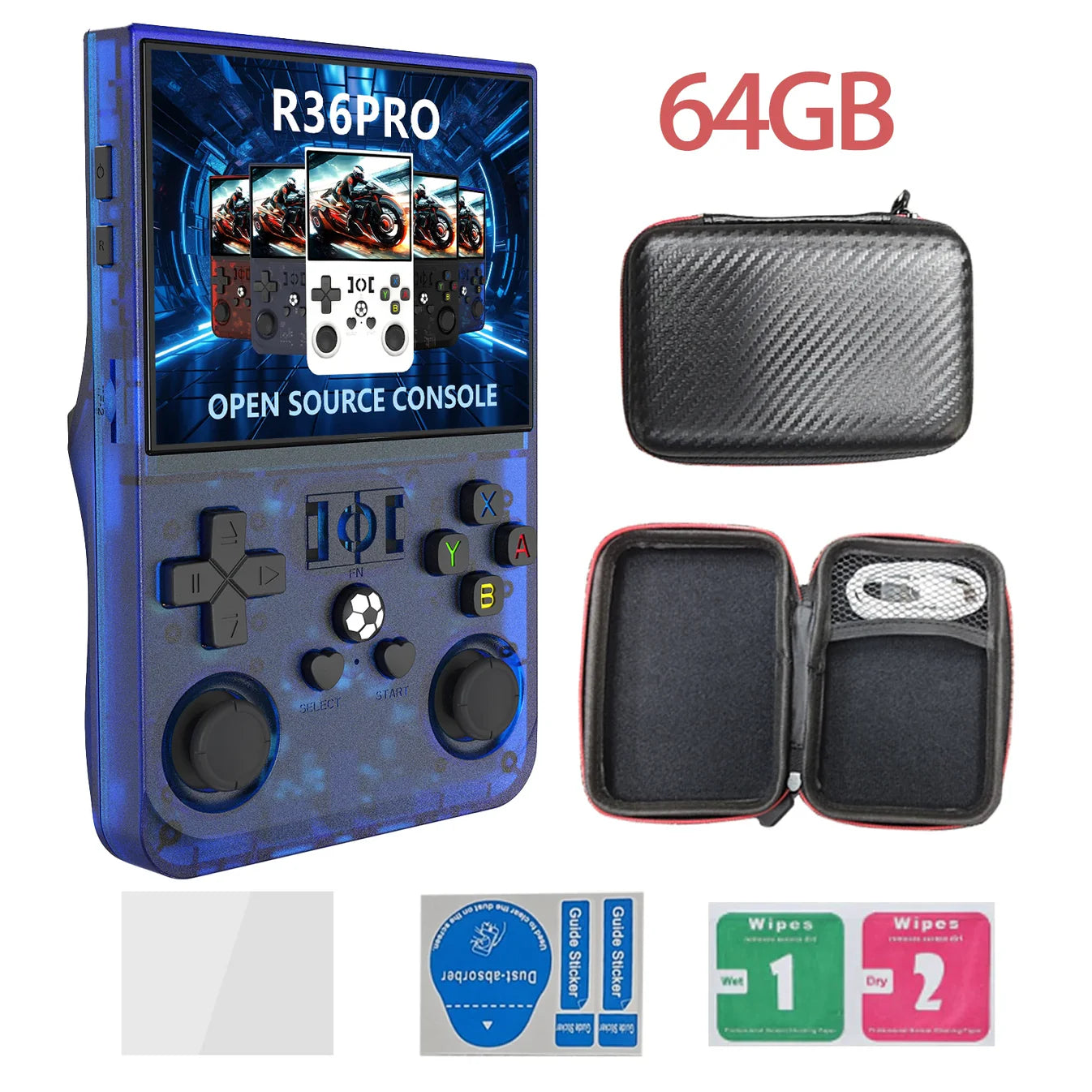 Console de jeux vidéo portable rétro R36PRO
